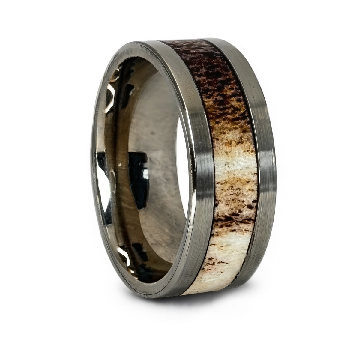 Custom Reindeer Antler Ring
