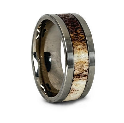 Custom Reindeer Antler Ring