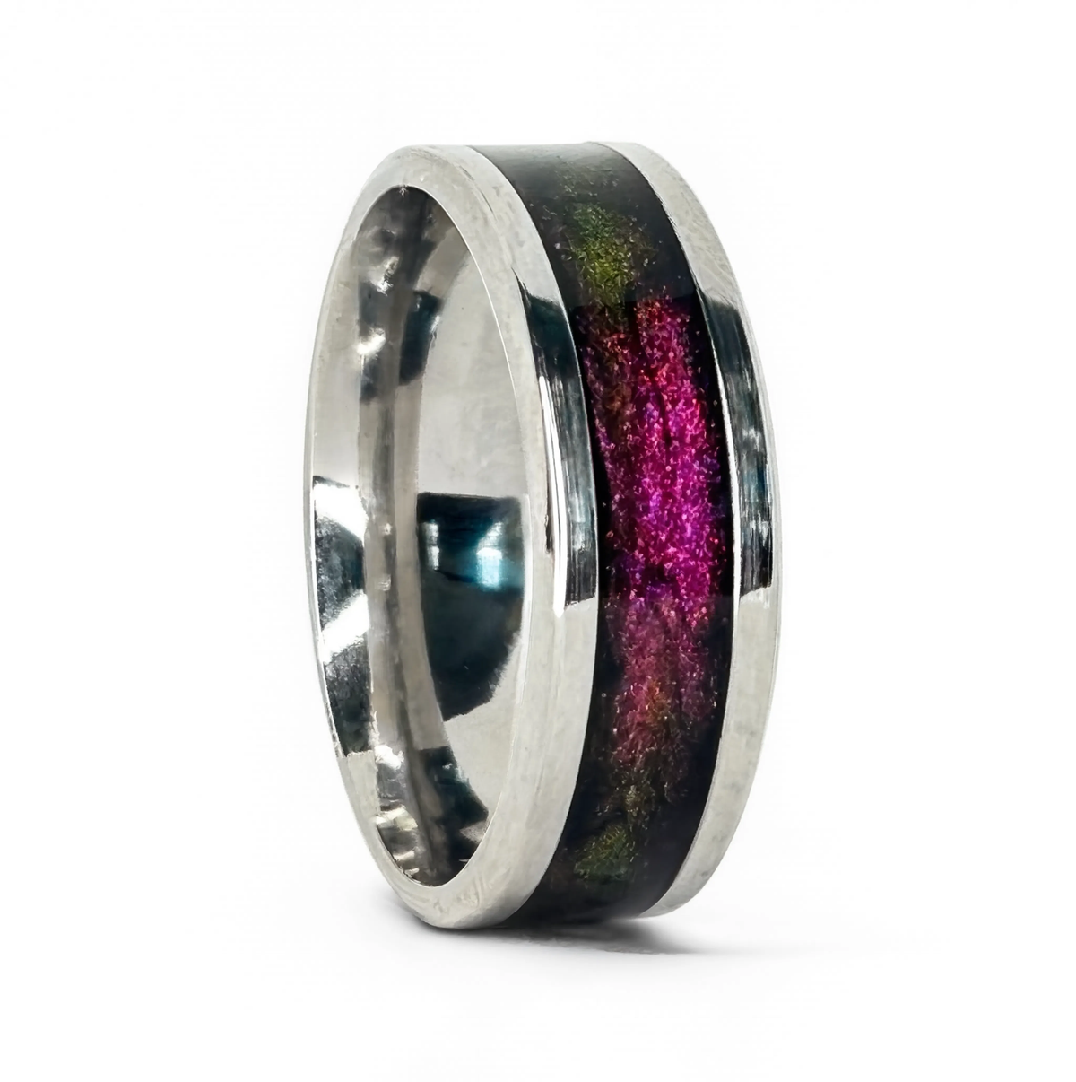 Custom Galaxy Inlay Ring