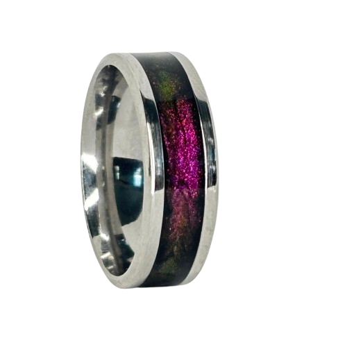 Custom Galaxy Inlay Ring