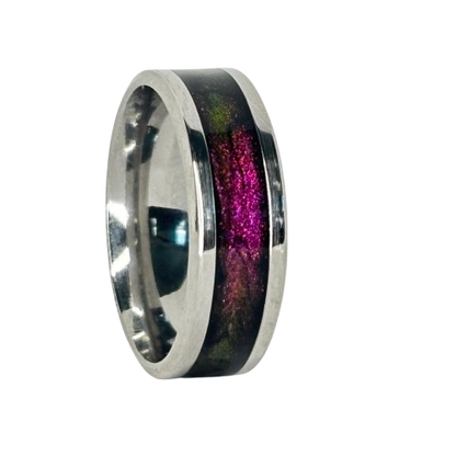 Custom Galaxy Inlay Ring
