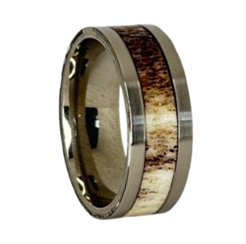 Custom Reindeer Antler Ring