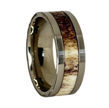 Custom Reindeer Antler Ring